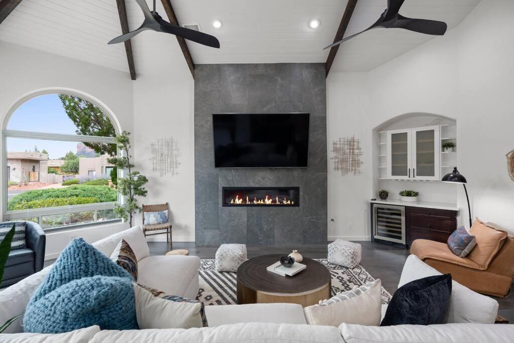 Amazing Luxury Home With Hot Tub & Views Sedona Exteriér fotografie