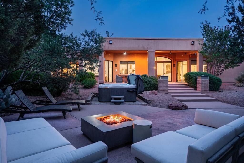 Amazing Luxury Home With Hot Tub & Views Sedona Exteriér fotografie